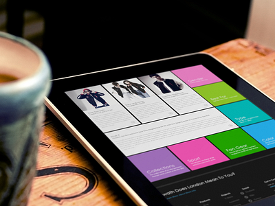 Destroyer colorful metro style web design web developement