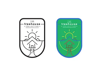 Treehouse Collective Badge badge lines patch thing treehouse