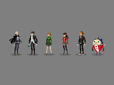 Persona 4 Pixel Update art atlus gaming persona pixel pixels video games