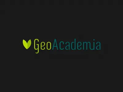 Logo GeoAcademia brand geography logo vector