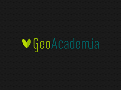 Logo GeoAcademia brand geography logo vector