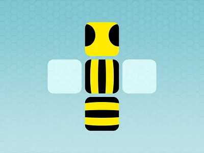 DribbbleMCR Competition Entry bee icon logo manchester worker bee