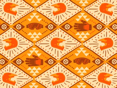 Redbull X-fighters african extreme geometric glove goggles helmet illustration motorcycle patterns schweschwe sport xfighters