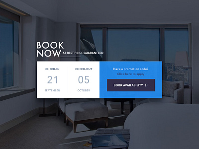 Book Now book hotel reservation widget