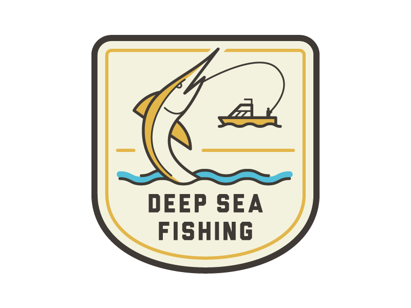 Achievement Badges achievement badges deer fishing hunting icon illustration retriever safari