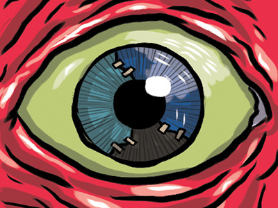 Eye Ball halloween illustration
