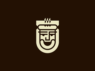 Wurstbraterei cafe face food logo logo design man restaurant sausage sausage restaurant wiener wienie wurstbraterei