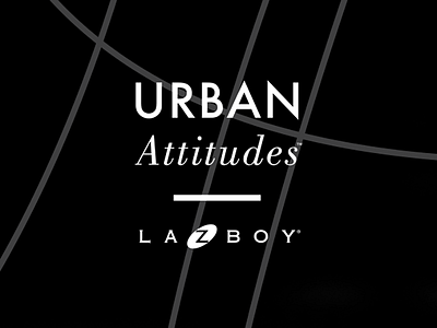 Urban Attitudes by La-Z-Boy bodoni design furniture futura la z boy lockup logo logos sofa