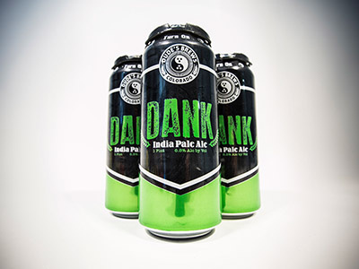 Dad & Dudes Breweria :: Dank India Pale Ale ale beer brew can design colorado dank green zenman