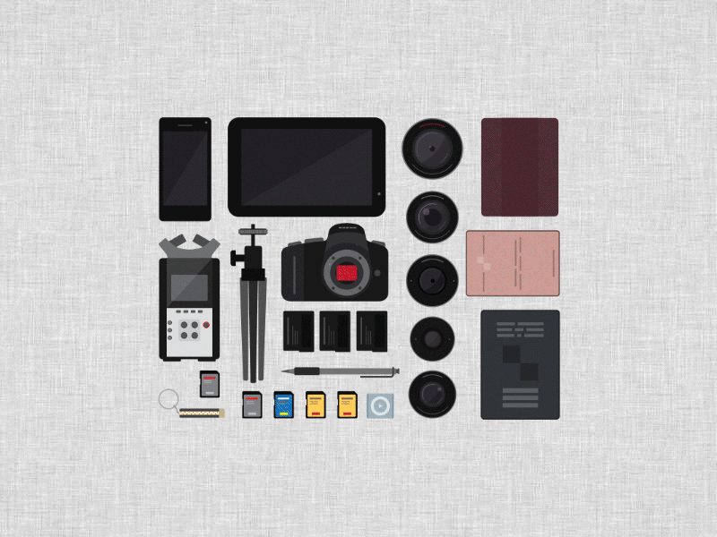 Gear shot - before/after animation dslr equipment gadgets gear gh2 lenses lumix photography