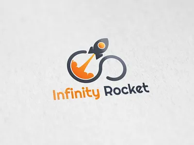 Infinity Rocket branding creative infinity launch rocket studio unlimited