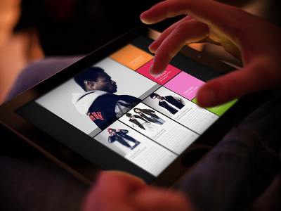 Destroyer colorful metro style web design web developement