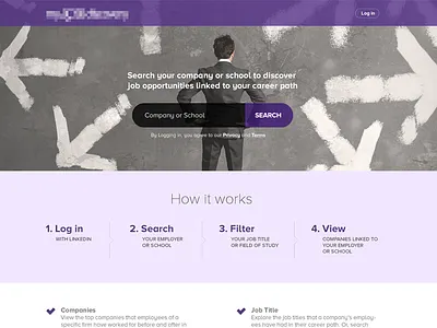 Wip home page ui web design