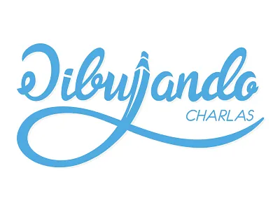 Dibujando Charlas hand drawing lettering logo design logotype type typography