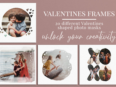 Valentines Frames photo masks