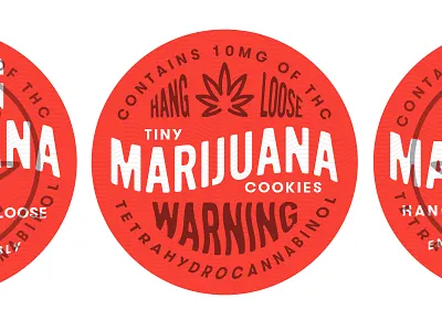Tiny Cookies cookies hang loose marijuana pot scooby snacks warning