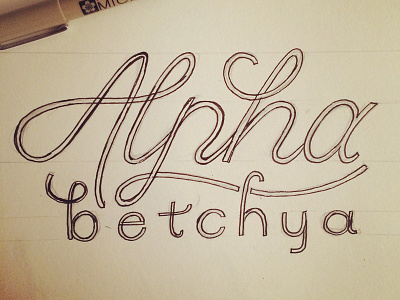 AlphaBetchya blog hand lettering lettering logo type typography