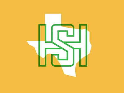 SH Monogram h monogram s texas