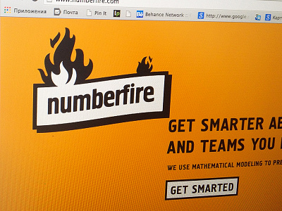 Numberfire™ brand branding fire fuentoovehuna identity logo logotype type