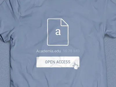 Academia.edu: Open Access T-Shirt academia.edu apparel button design graphic illustration open access t shirt vector