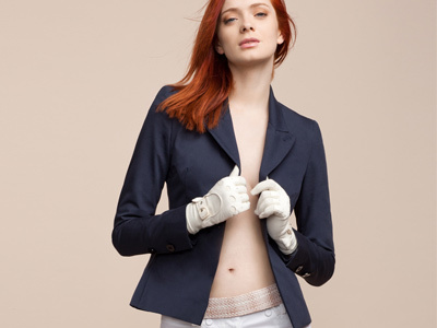 Trussardi art direction fashion photo shoot redhead trussardi