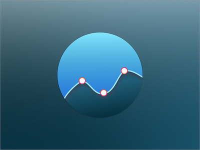 Chart Icon chart flat for fun graphic icon ios7 minimalistic practice side projects simple