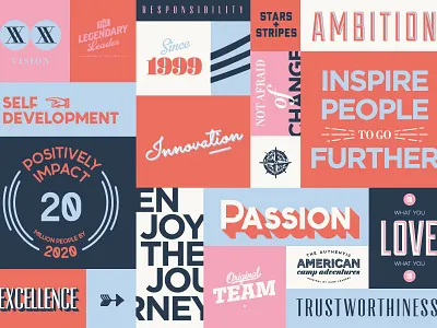 Smaller Earth Wall Art history mural pastel purpose retro values vision wall