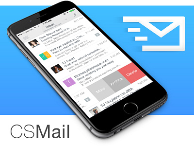 CS Mail - A new email app for iOS app calendar contact email inbox ios ios8 mail message messaging