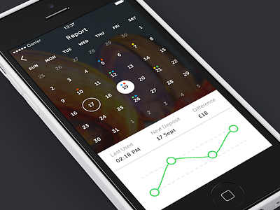 Kalendar calendar graph imagebase mockup report statistic stats