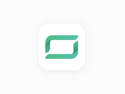 Kamcord App Icon app app icon clean green ios iphone minimal mobile white