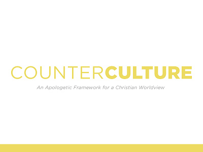 Counter Culture Redux gotham simple type