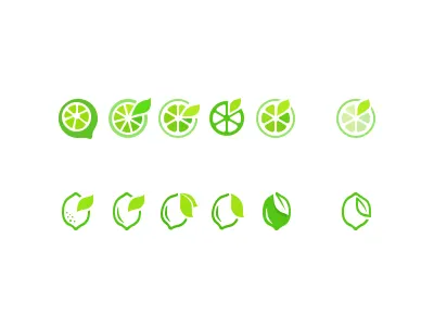 Greenlemon Logo Evolution logo