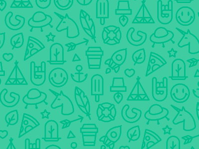 Gnomo small shopping bag pattern anchor arrow coffee feather leaf pattern pizza plant popsicle tepee ufo unicorn