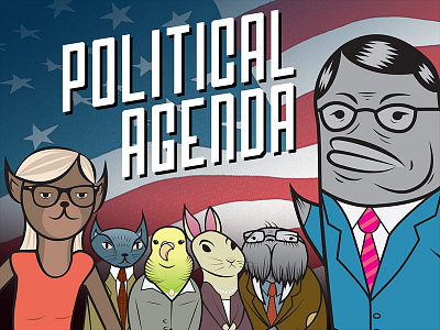 Political Agenda Game character design game illustration