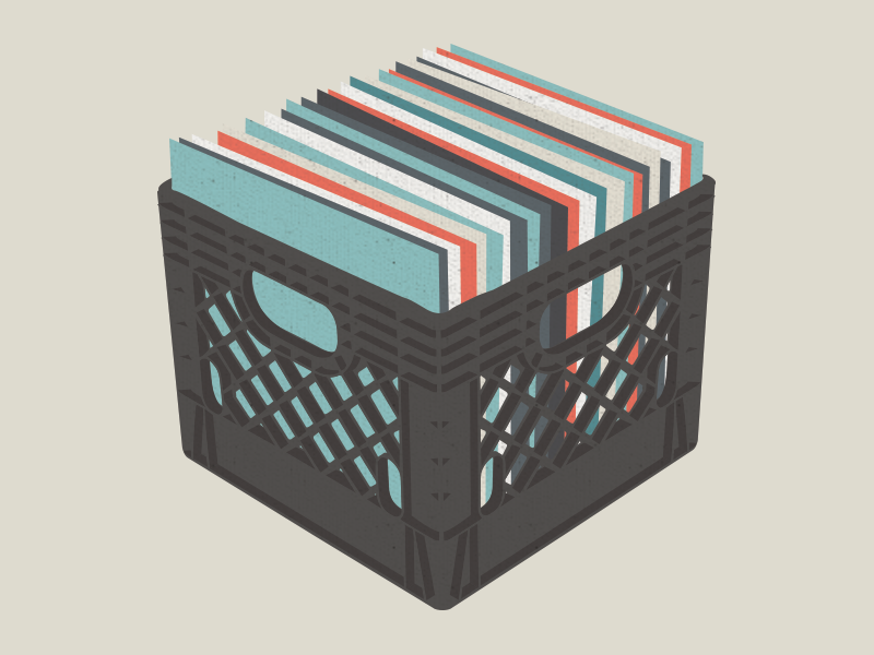 Example of Record Crate
