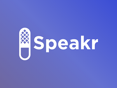 Speakr Logo brand design ios logo project