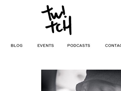 Something new... black white clean ui ux web design