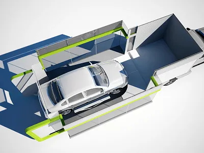 3d Rendering of the prototype branding custom design fabrication product design prototype