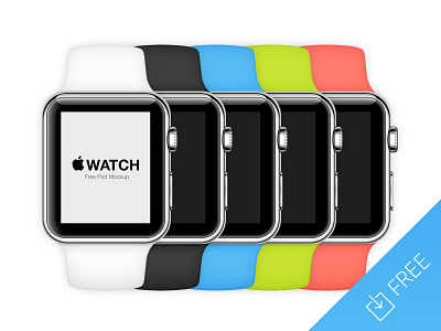 Apple Watch Mockup app apple free freebie iwatch mockup presentation ui