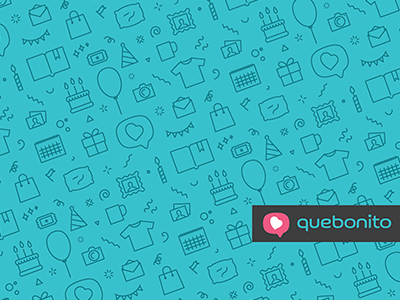 quebonito Pattern background icons pattern quebonito quebonitoshop wireframe