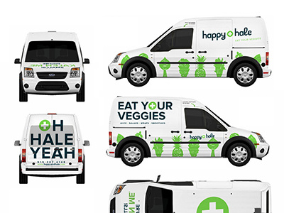 Hale on Wheels truck van wrap