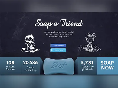 Soap A Friend clean design soap web web design zest