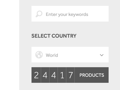 Input Boxes box counter icons input search select ui wireframe