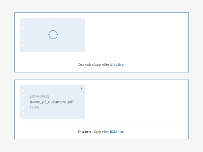 Document upload icons ui