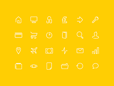 FREE Continuos Line Icon Pack clean flat free icon icon pack icons line icon line icons royandco vector