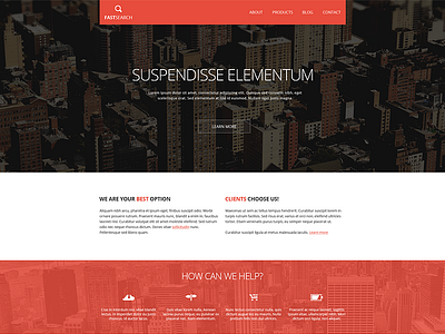 Fast Search – Corporate Template corporate download flat freepsd minimal red soon template web website wip