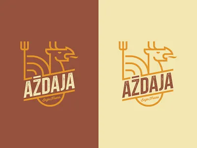 Azdaja dragon fast food fire food fork kitchen restaurant wip