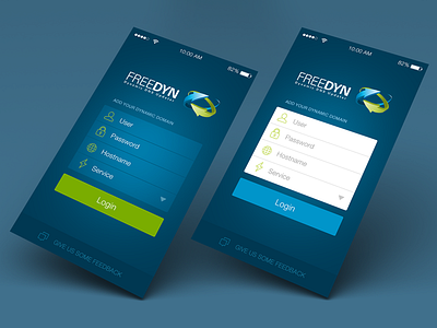 FreeDyn app app design clean dailyui flat flat design login ui uidesign