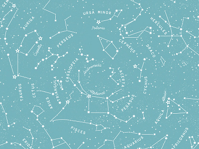 Constellations map stars