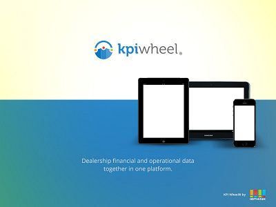 Presentation Cover analytics automotive bi chart kpi logo presentation steering two tone wheel